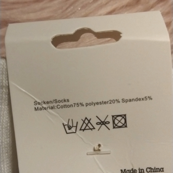 NWT Monogram Flower Cotton Socks - Picture 5 of 5